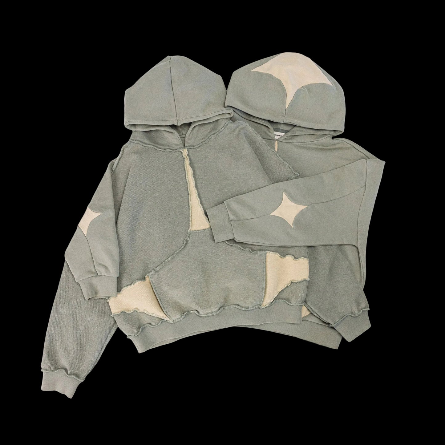 Commons Reversible 'Star' Hoodie Sage