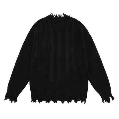 Urban Elegance Retro Cat Pullover for Men