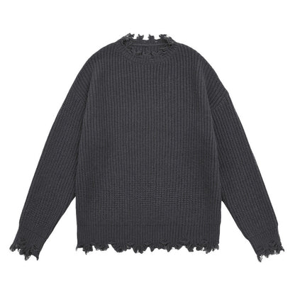 Urban Elegance Retro Cat Pullover for Men