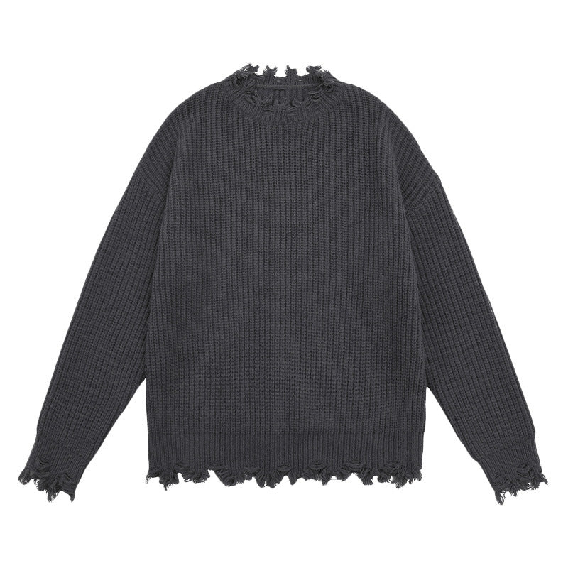 Urban Elegance Retro Cat Pullover for Men