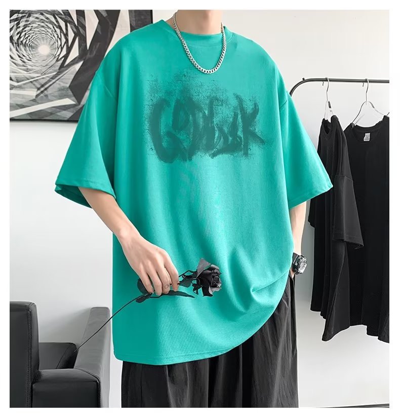 splatter graphic tee