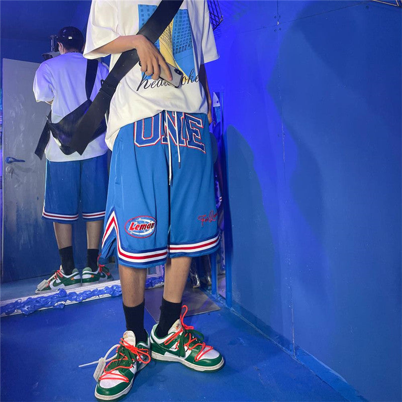 Stylish Embroidered Sports Shorts