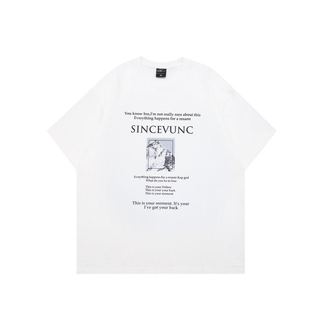 Since Vunc Y2K Style Graphic Tee