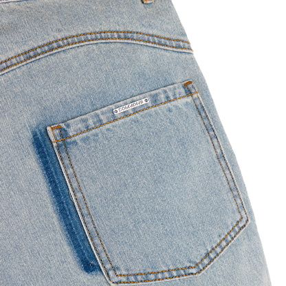 Commons Studios ‘Star’ Washed Denim Short Iceberg