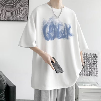 splatter graphic tee