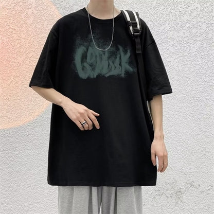 splatter graphic tee