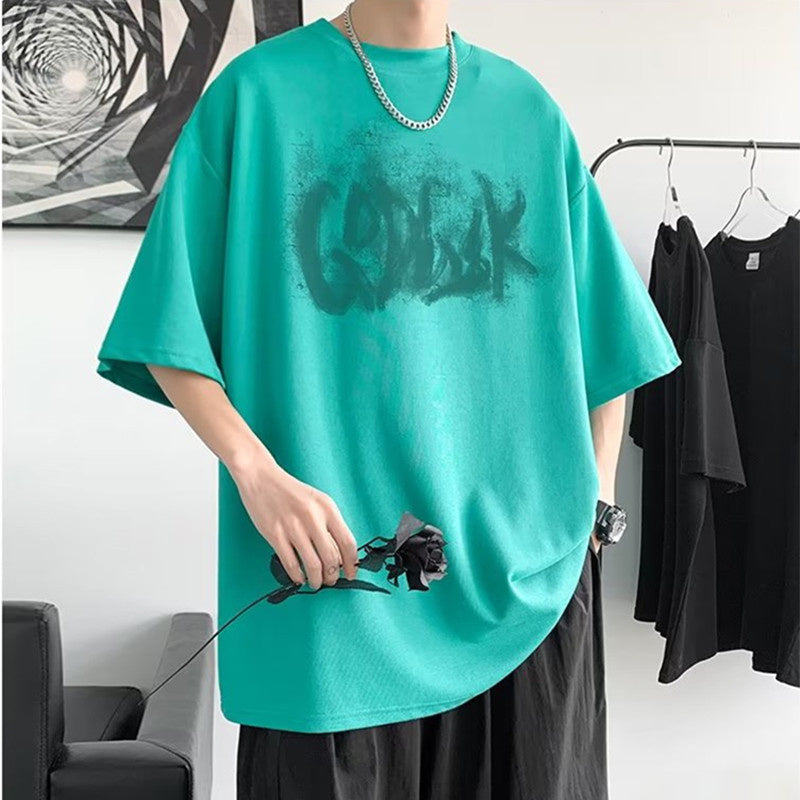 splatter graphic tee